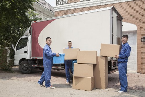 Professional packing services in Wembleypark preparing household items for a move