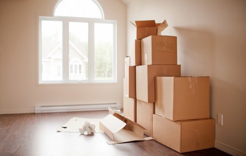Careful transport of office furniture and IT equipment during Wembleypark removals