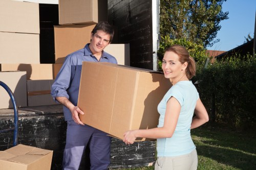 Secure storage space for belongings during a Wembleypark move